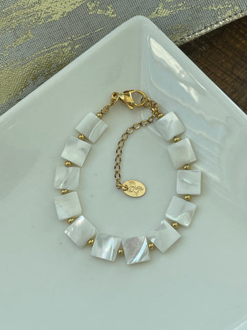 Square Shell Bracelet